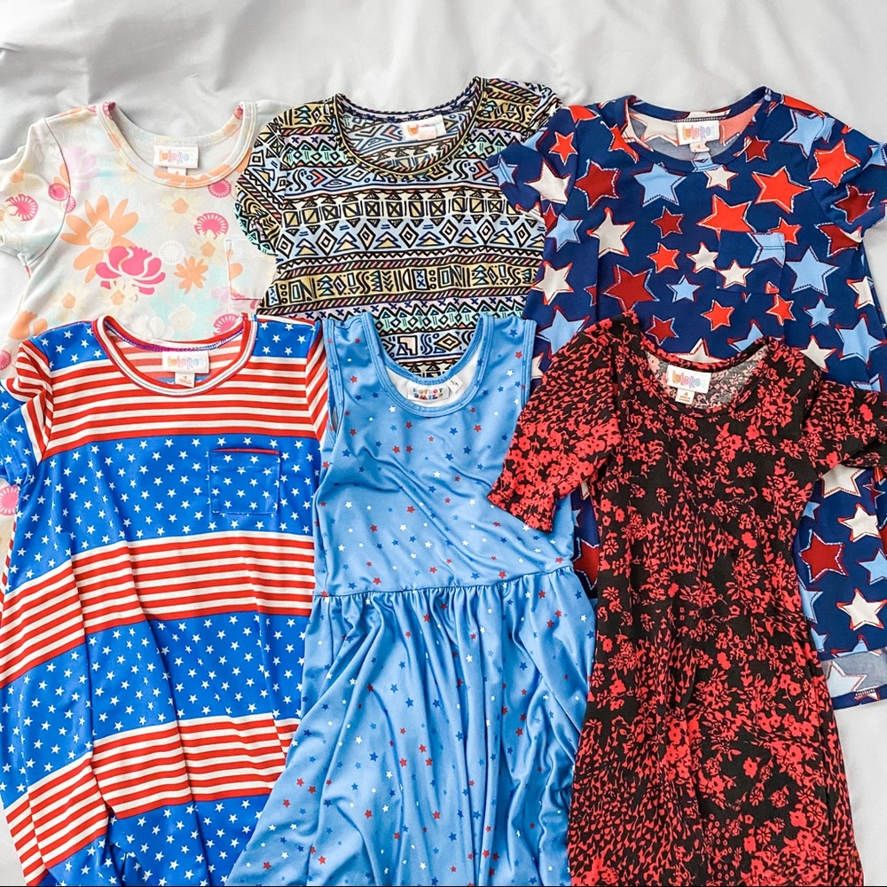 Lularoe sz 4T lot of six dresses
